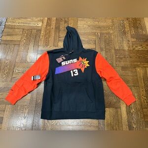 Phoenix Suns NBA Mitchell & Ness Steve Nash Fleece Pullover Hoodie Men Size 3XL